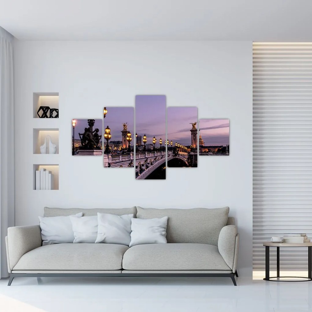 Obraz - Most Aleksandra III. w Paryżu (125x70 cm)