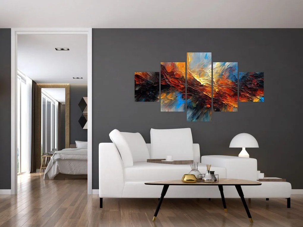 Obraz - Tekstura koloru (125x70 cm)