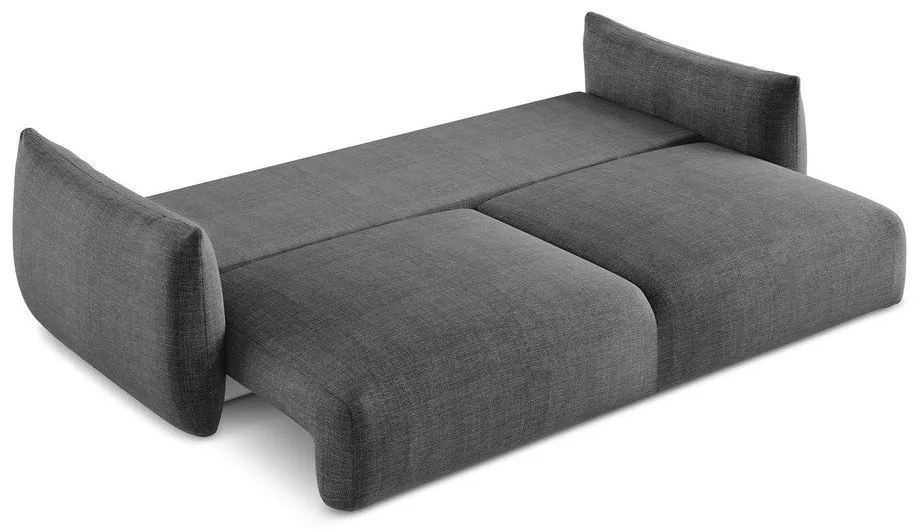 Ciemnoszara rozkładana sofa 230 cm Leila – Makamii