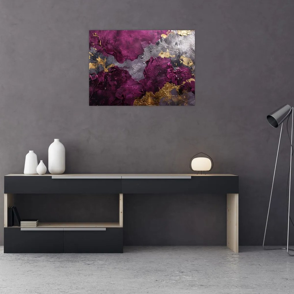 Obraz - Teksturowanie abstrakcji (70x50 cm)