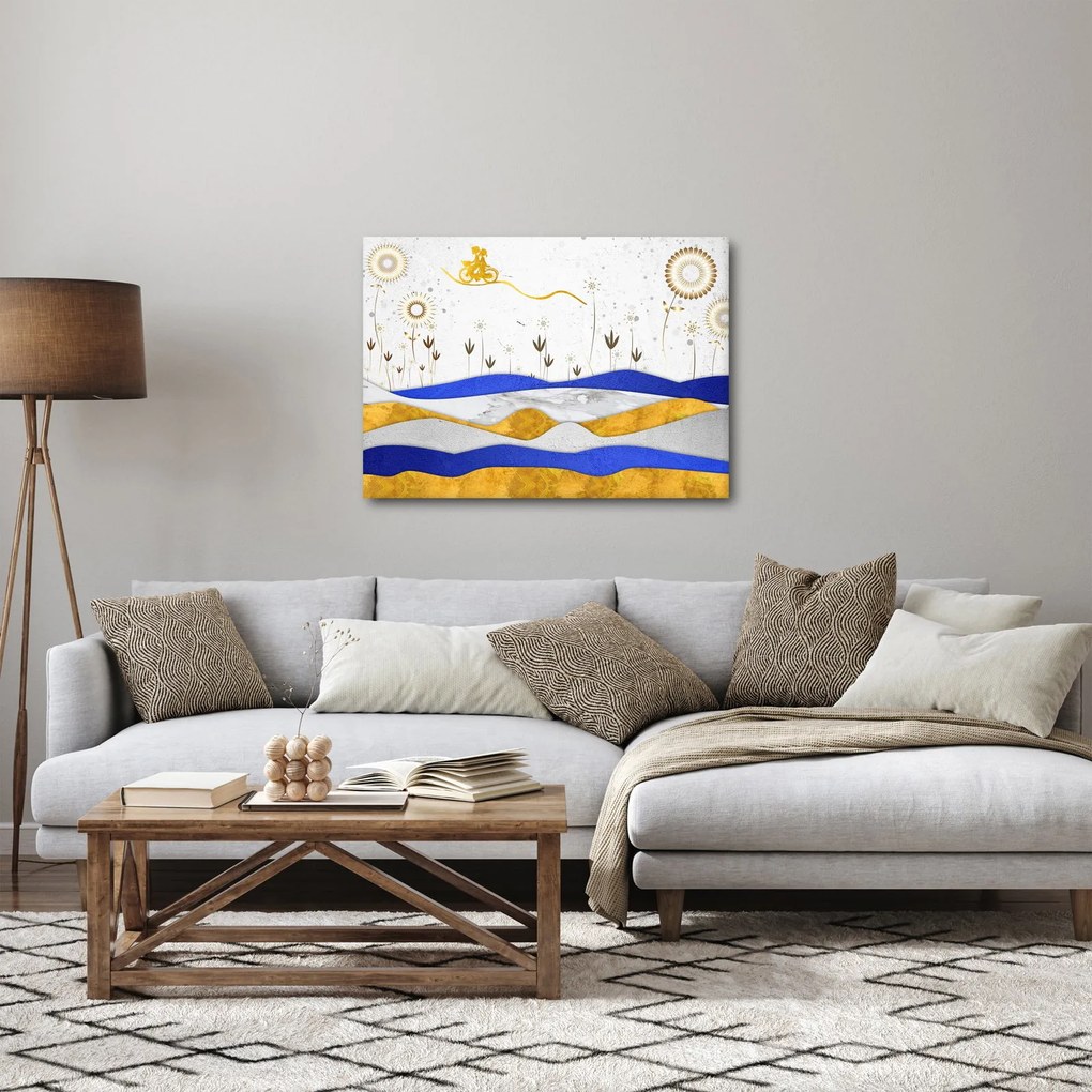 Obraz - Złote Góry (70x50 cm)