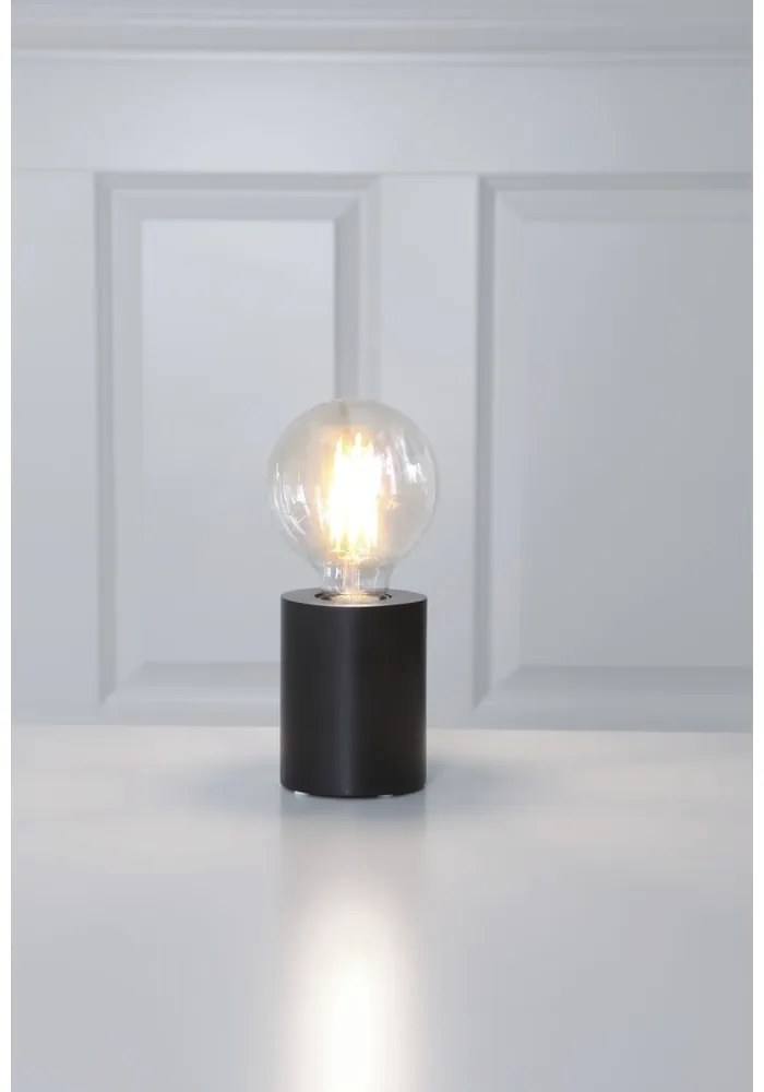 Czarna podstawa lampy 10 cm Tub – Star Trading