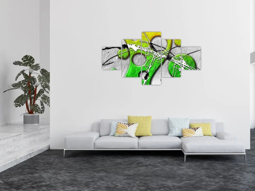 Abstrakcyjny obraz (125x70 cm)