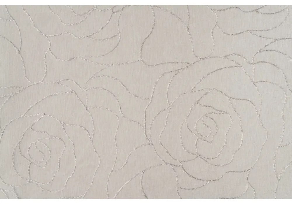 Biało-szara firanka 140x245 cm Amanda – Mendola Fabrics
