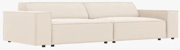 OUTLET Sofa 4-osobowa welurowa Jasny Beż 244/102/70 Jodie od Micadoni