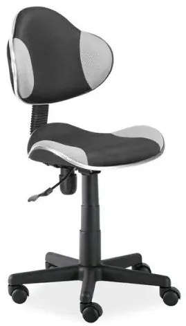 FOTEL OBROTOWY Q-G2 SZARO/CZARNY SIGNAL