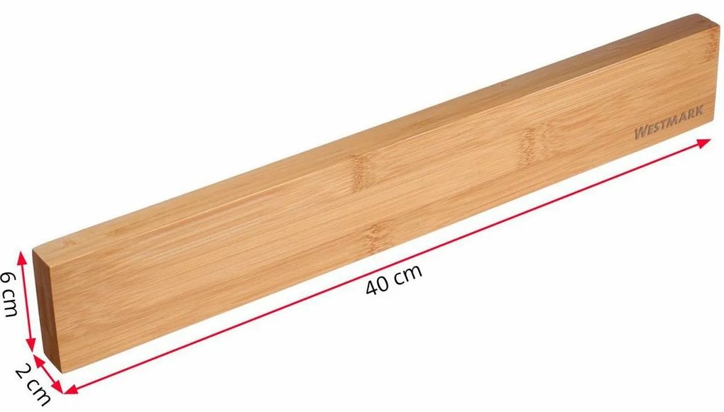 Westmark Magnetyczna listwa na noże NATURE, 40 x 6 x 2 cm