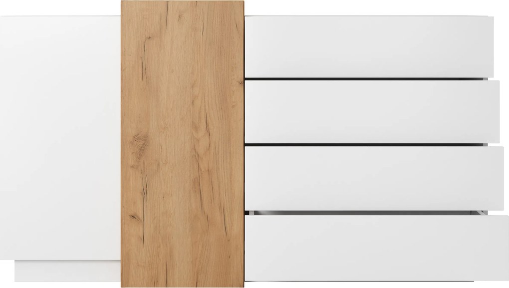 Komoda TRES 160 cm do Salonu Sypialni Biały