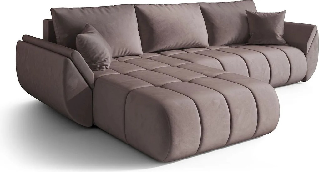 Narożnik BEDANTE TOKYO PREMIUM Lewy Monolith 62 z funkcją spania to eleganckie i funkcjonalne rozwiązanie do Twojego salonu.