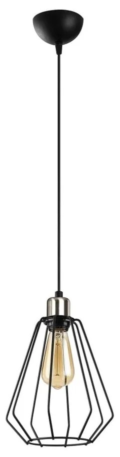 Czarna metalowa lampa wisząca Opviq lights Mando