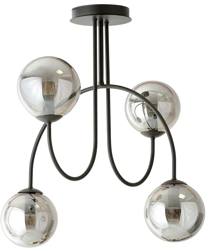 Grafitowa lampa w stylu industrialnym E5-S22