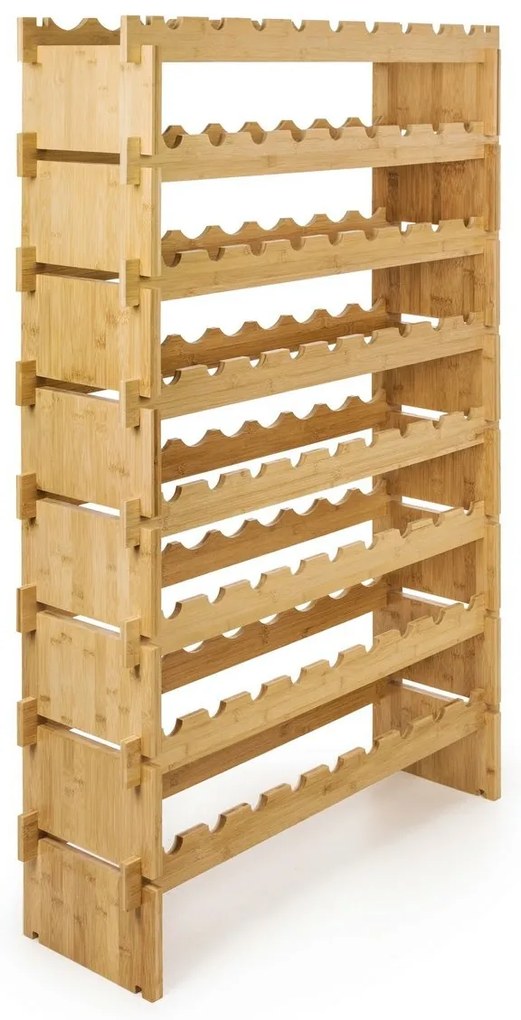 G21 Bambusowy regał na wino, 72 butelki