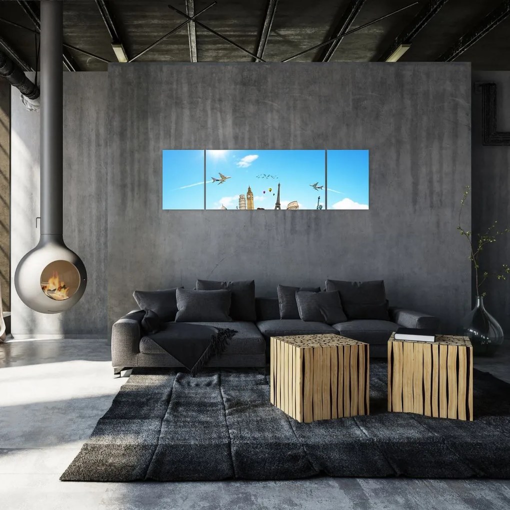Obraz - Podróże (170x50 cm)