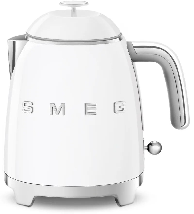 Biały czajnik elektryczny ze stali nierdzewnej 800 ml Retro Style – SMEG