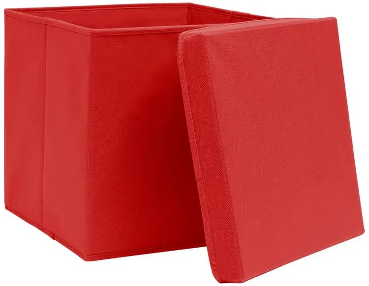 Zestaw czerwonych składanych pudełek 4 sztuki A0-S84