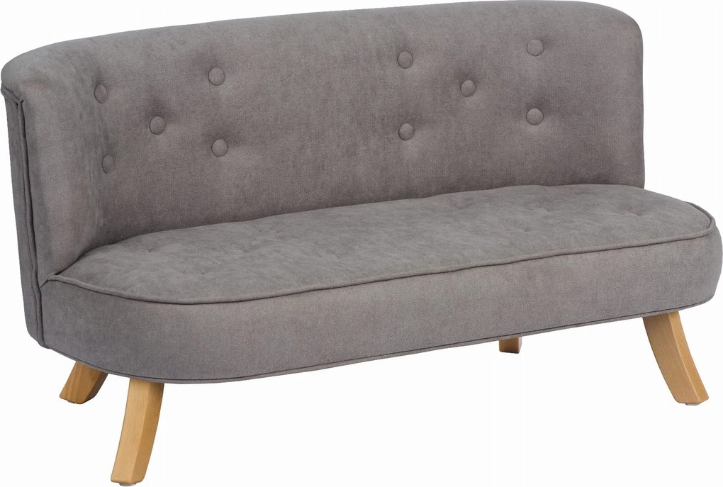 Nierozkładana sofa dziecięca Somebunny welur