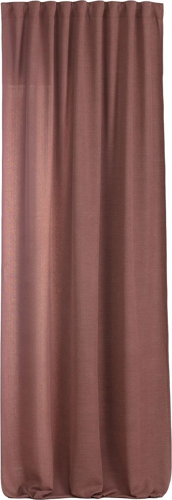 Zasłona BASIC na taśmie marszczącej 140x280cm wrzosowy brąz 1 szt.
