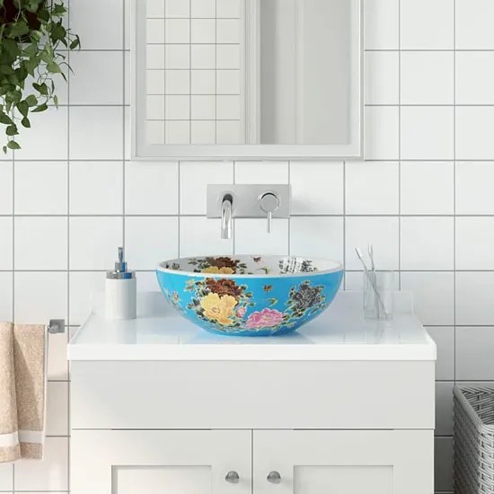 Ceramiczna umywalka nablatowa ze zdobieniami - Ilmona 3X