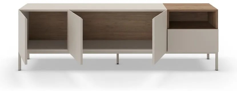 Kremowa szafka pod TV 180x55 cm Cailin – Marckeric