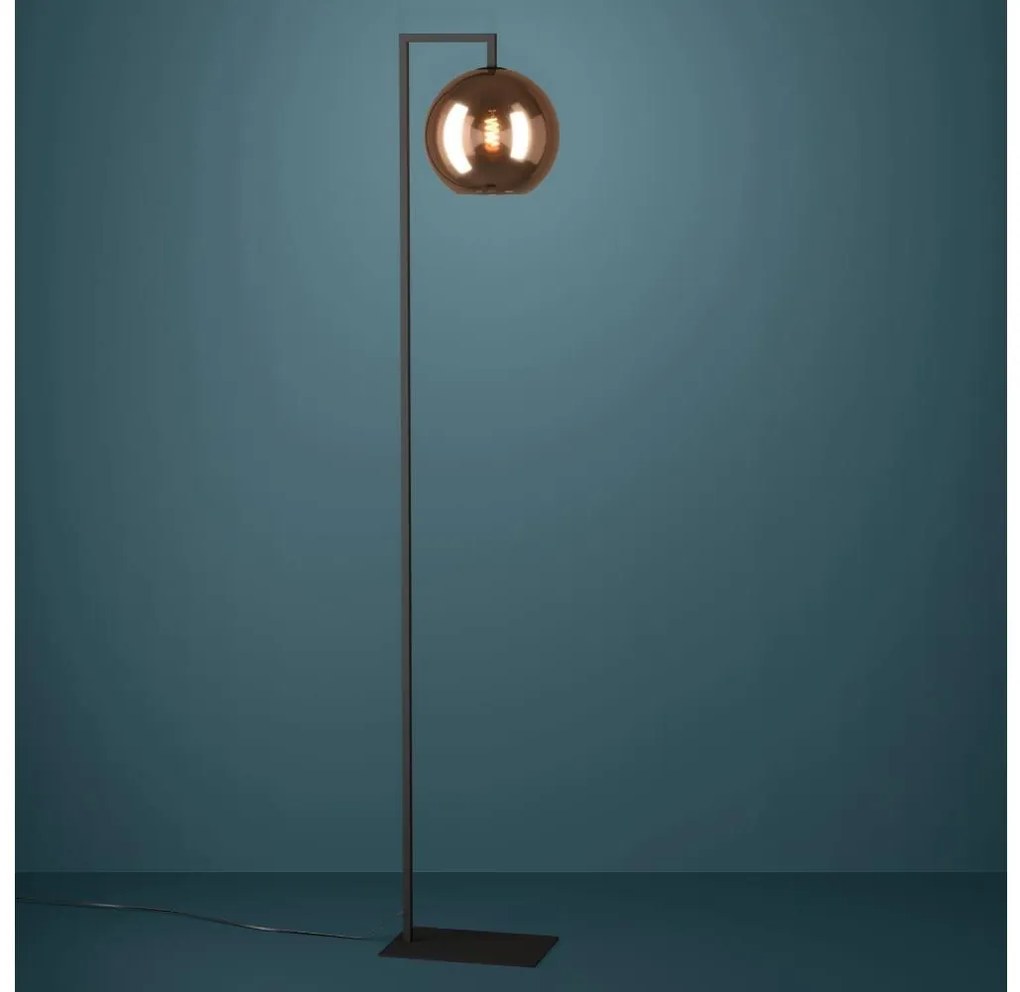 Eglo 390253 - Lampa podłogowa CORDOBA 1xE27/40W/230V miedziany