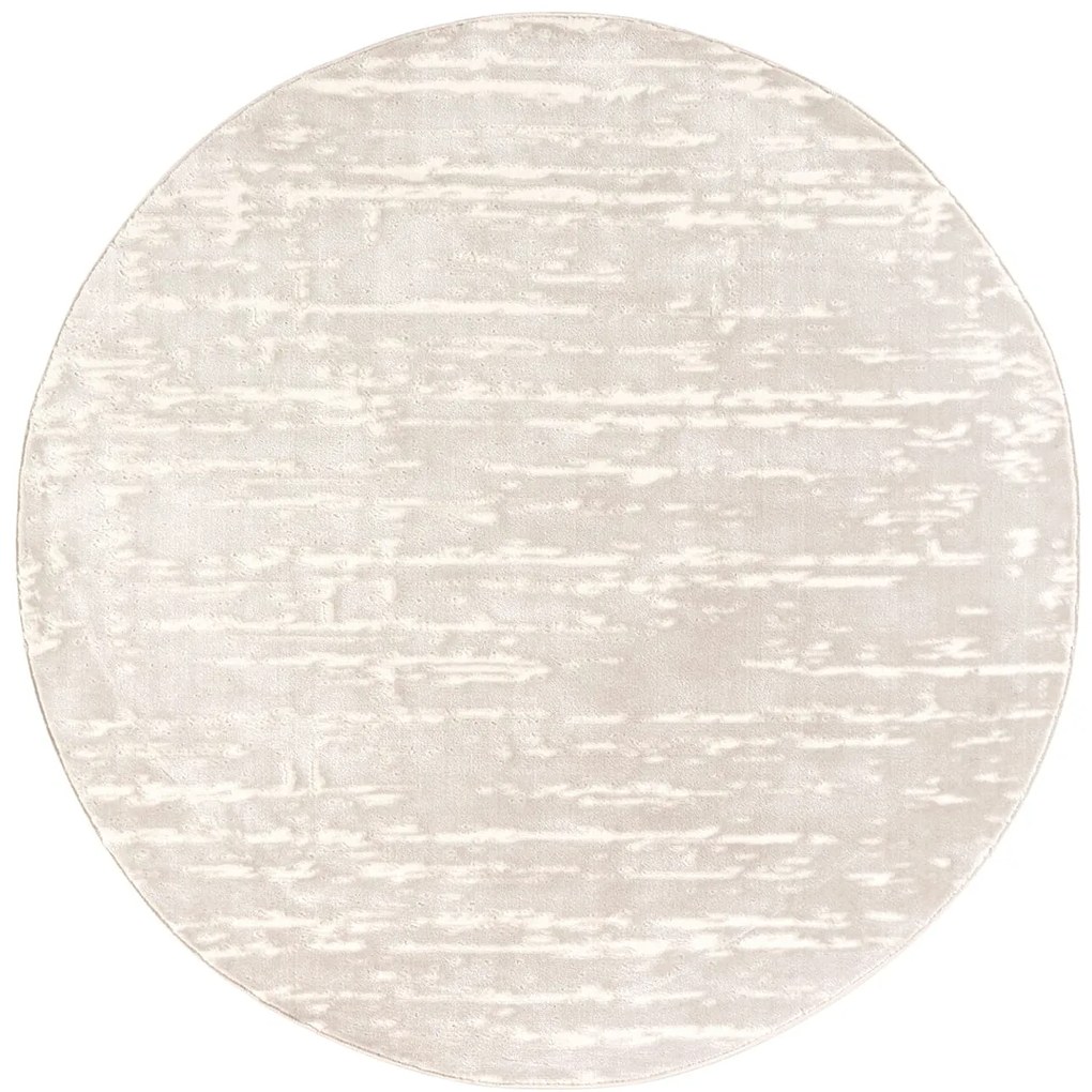 Dywan nowoczesny Stella biało-szary koło 120 cm x 120 cm