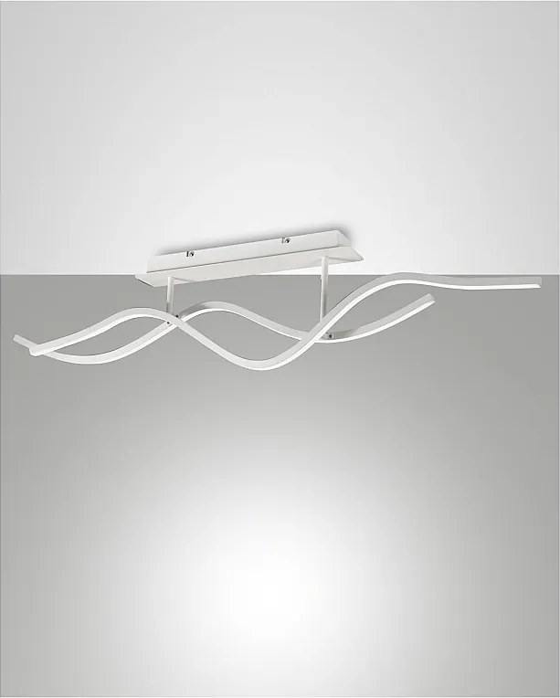 Lampa sufitowa wisząca LED Sinuo 36W, biała, 3666-65-102 firmy Fabas Luce