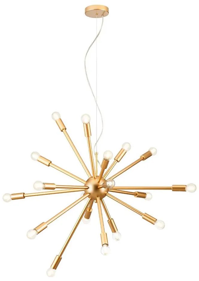 Redo 01-2935 - Żyrandol na lince STELLAR 18xE14/25W/230V złoty