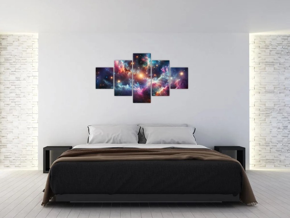 Obraz - Ciemny kosmos (125x70 cm)