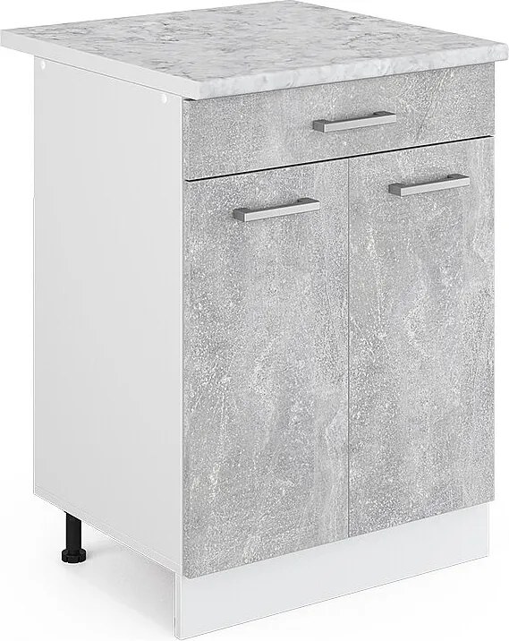 Szafka dolna do kuchni beton 60x60x81.6 r-line
