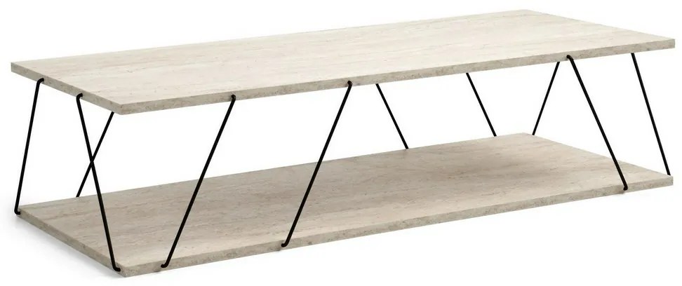Stolik konferencyjny Labranda Travertine and Black