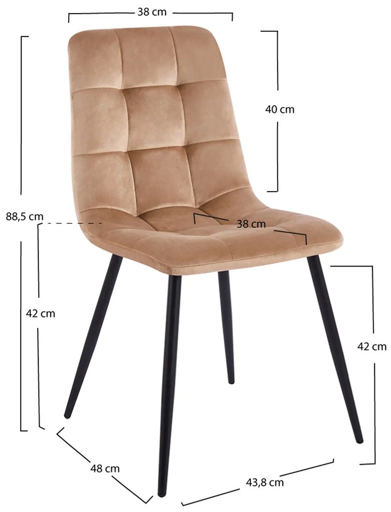 Krzeso Stuhl Velvet