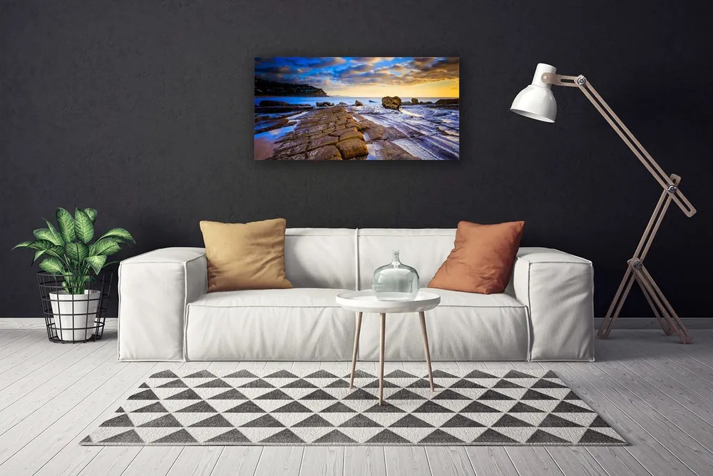 Zdjęcie na płótnie Spokojna Plaża o Poranku