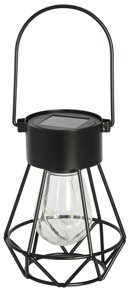 Lampa solarna 9,5 x 12 cm wiszący koszyk PATIO