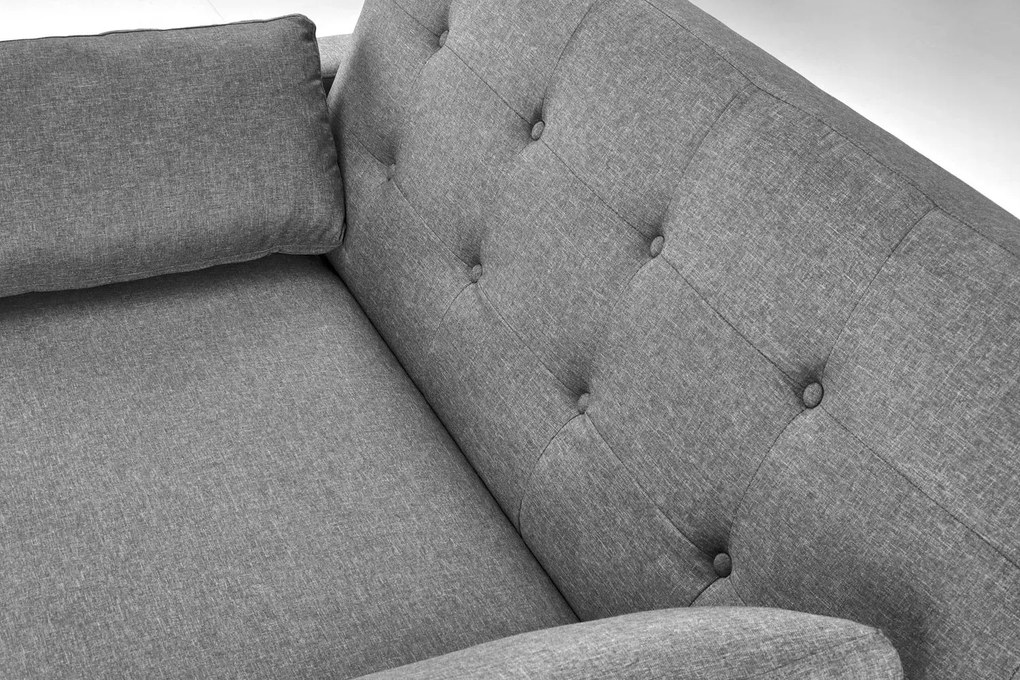 Sofa rozkładana z funkcją spania PAULINIO szara HALMAR