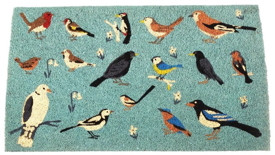 Wycieraczka z włókna kokosowego 43x73 cm Garden Birds – Rex London