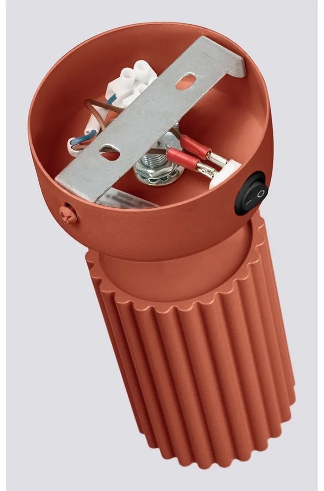 Ceglasta lampa punktowa 8x16 cm Gleam – Sollux