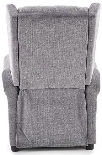 Popielaty fotel masujący P1-A93