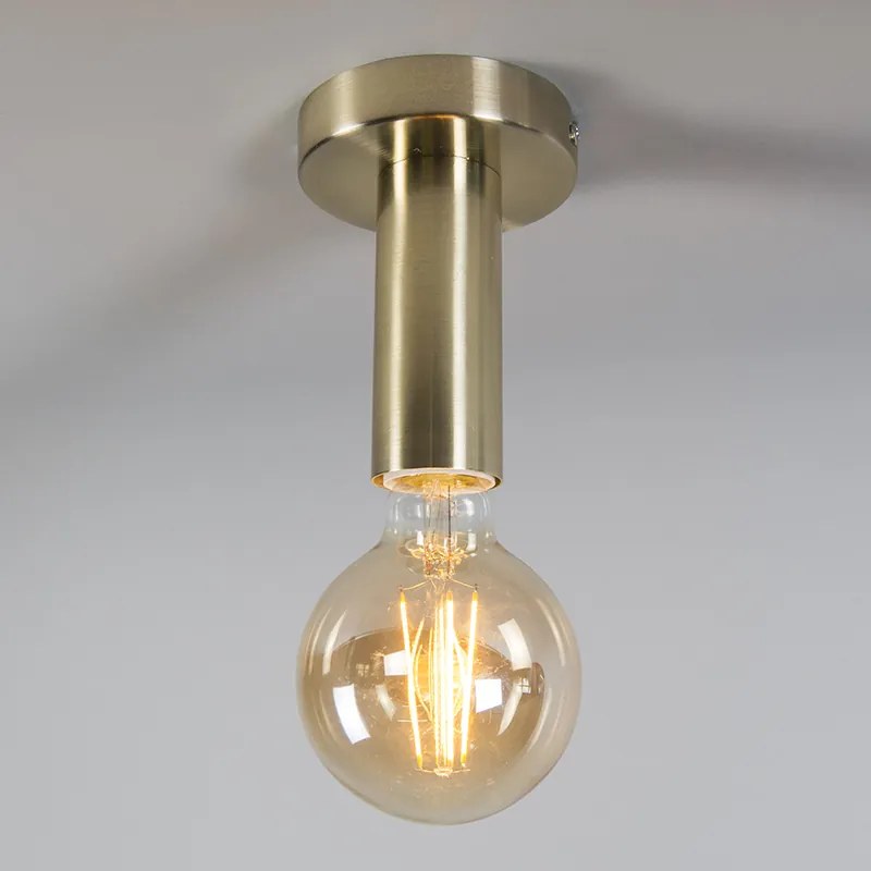 Nowoczesna lampa sufitowa złota - FacilDesignerski Oswietlenie wewnetrzne