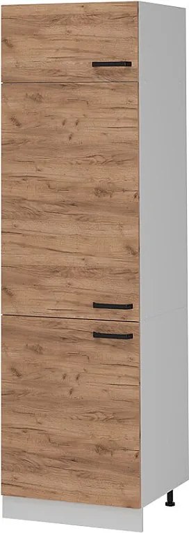 Szafka na lodówkę złoty dąb energetyczny 60x57.2x206.8 r-line