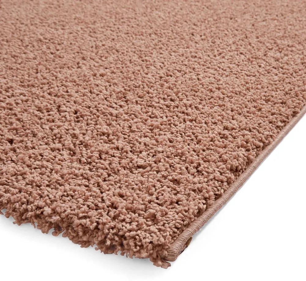 Łososiowy dywan z włókien z recyklingu odpowiedni do prania 120x170 cm Bali – Think Rugs
