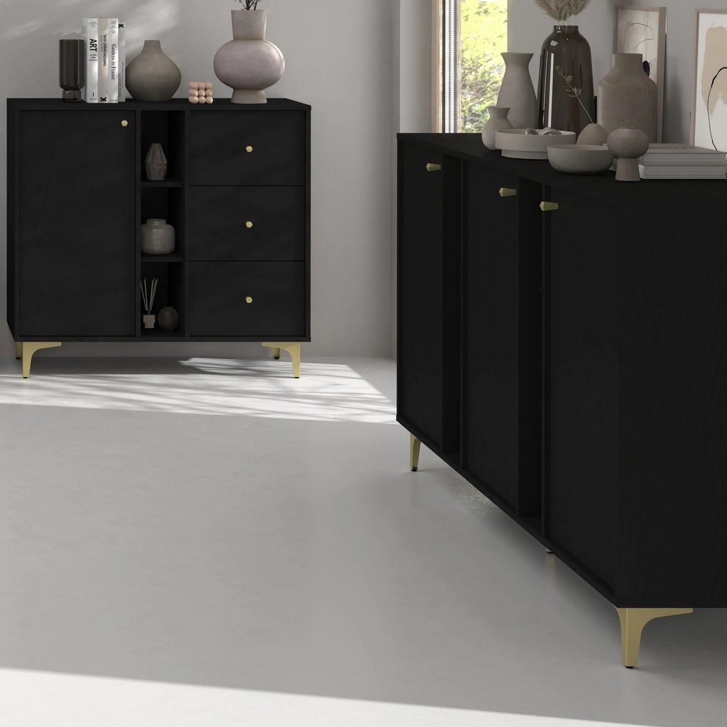 Komoda TORINO 158 cm do Salonu Sypialni Grafit