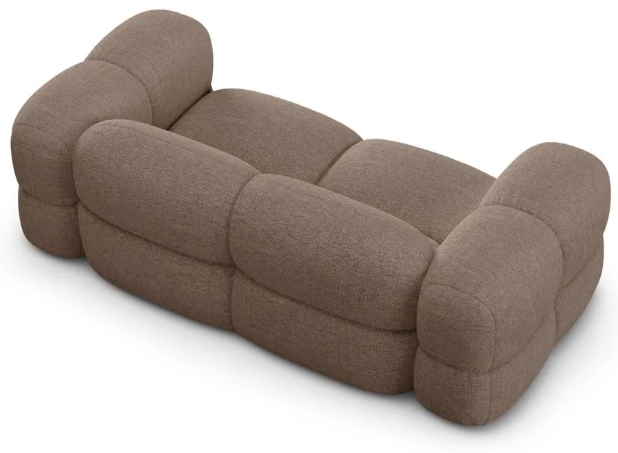 Brązowa sofa 210 cm Loretto – Cosmopolitan Design