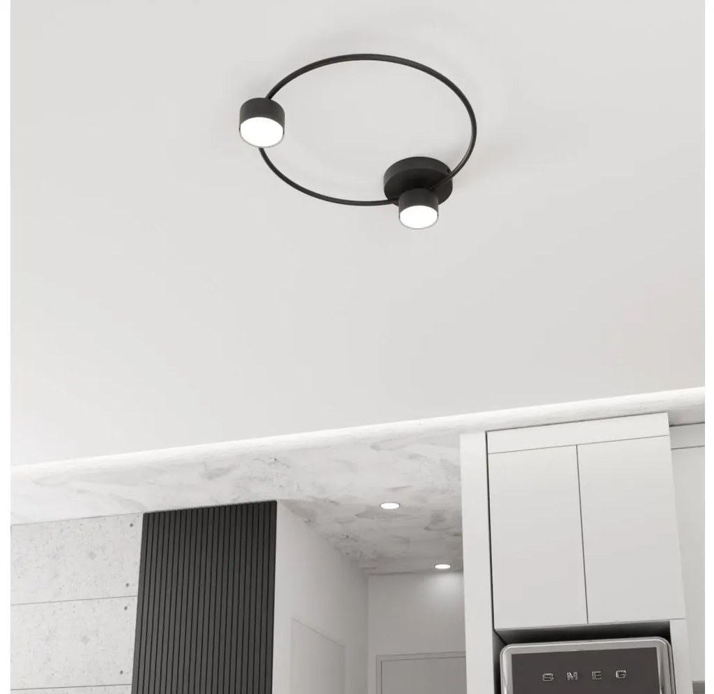 Lampa sufitowa LUCIO 2xGX53/12W/230V czarny