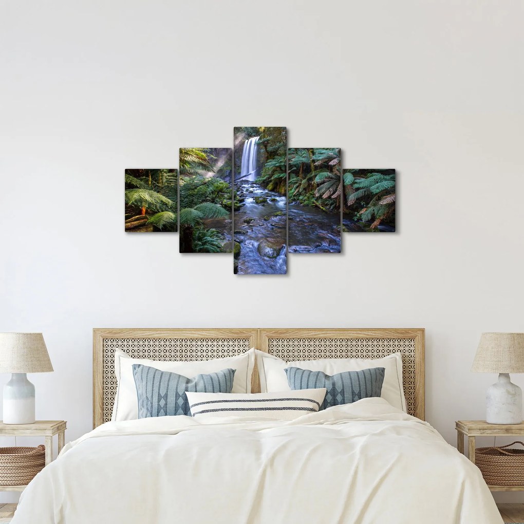 Obraz australijskiego lasu deszczowego (125x70 cm)