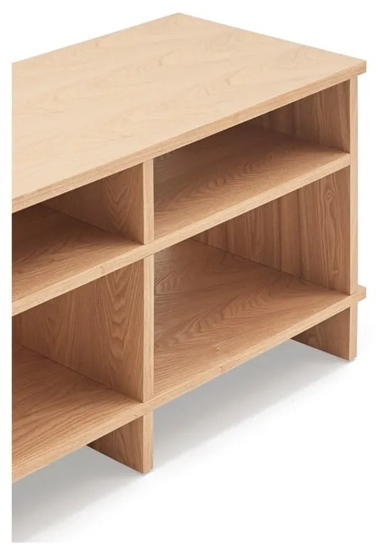 Szafka pod TV w dekorze dębu w naturalnym kolorze 180x50x40 cm Inari – Teulat