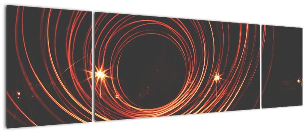 Obraz abstrakcyjnych linii (170x50 cm)