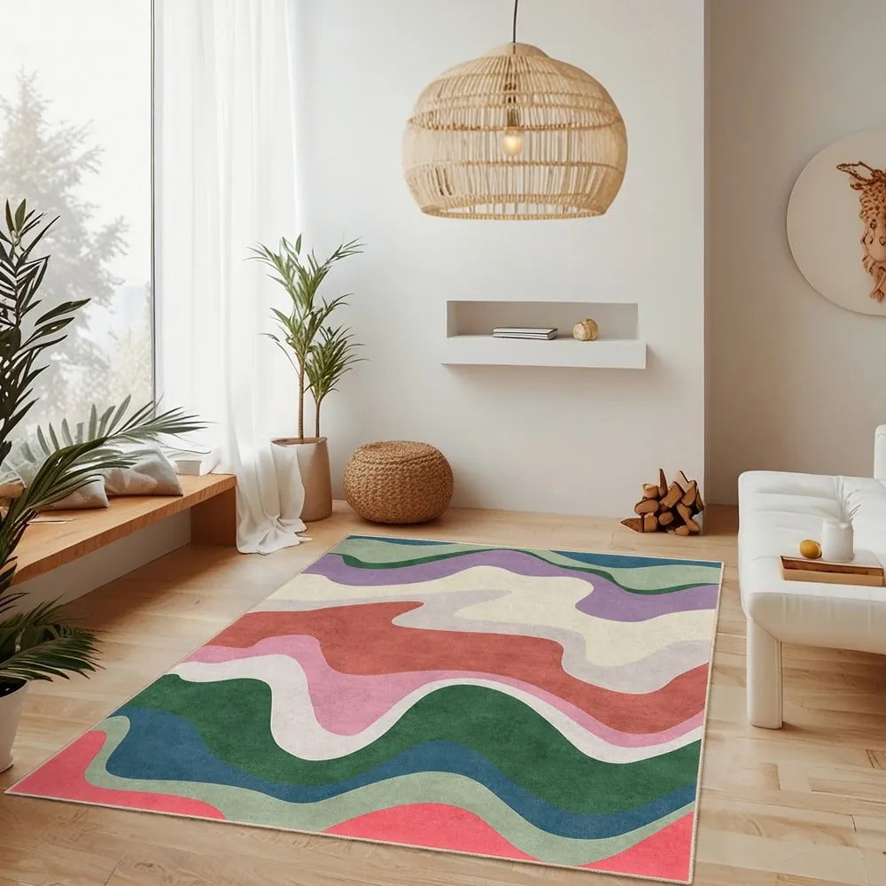 Dywan odpowiedni do prania 80x150 cm Squiggly Breeze – Mila Home
