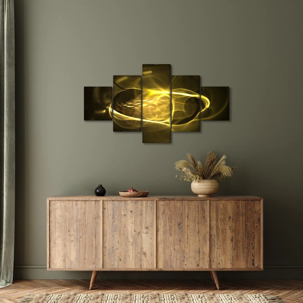Nowoczesney abstrakcyjny obraz (125x70 cm)