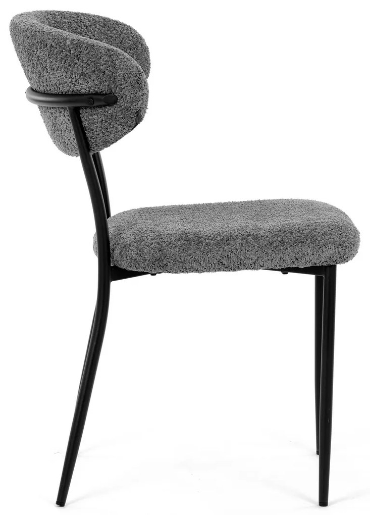 Zestaw krzeseł do jadalni CT-W1021 GREY2, 4 szt.