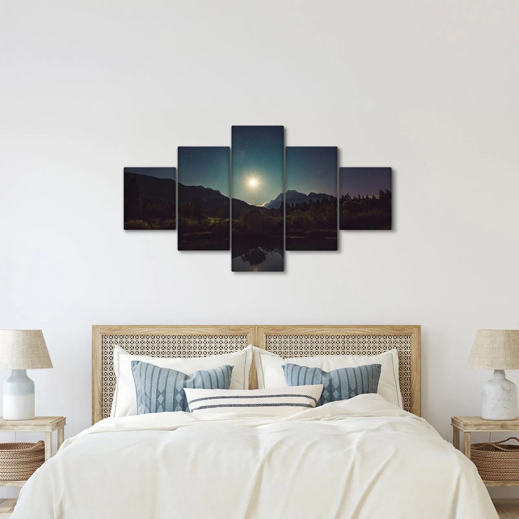 Obraz - nocne niebo (125x70 cm)
